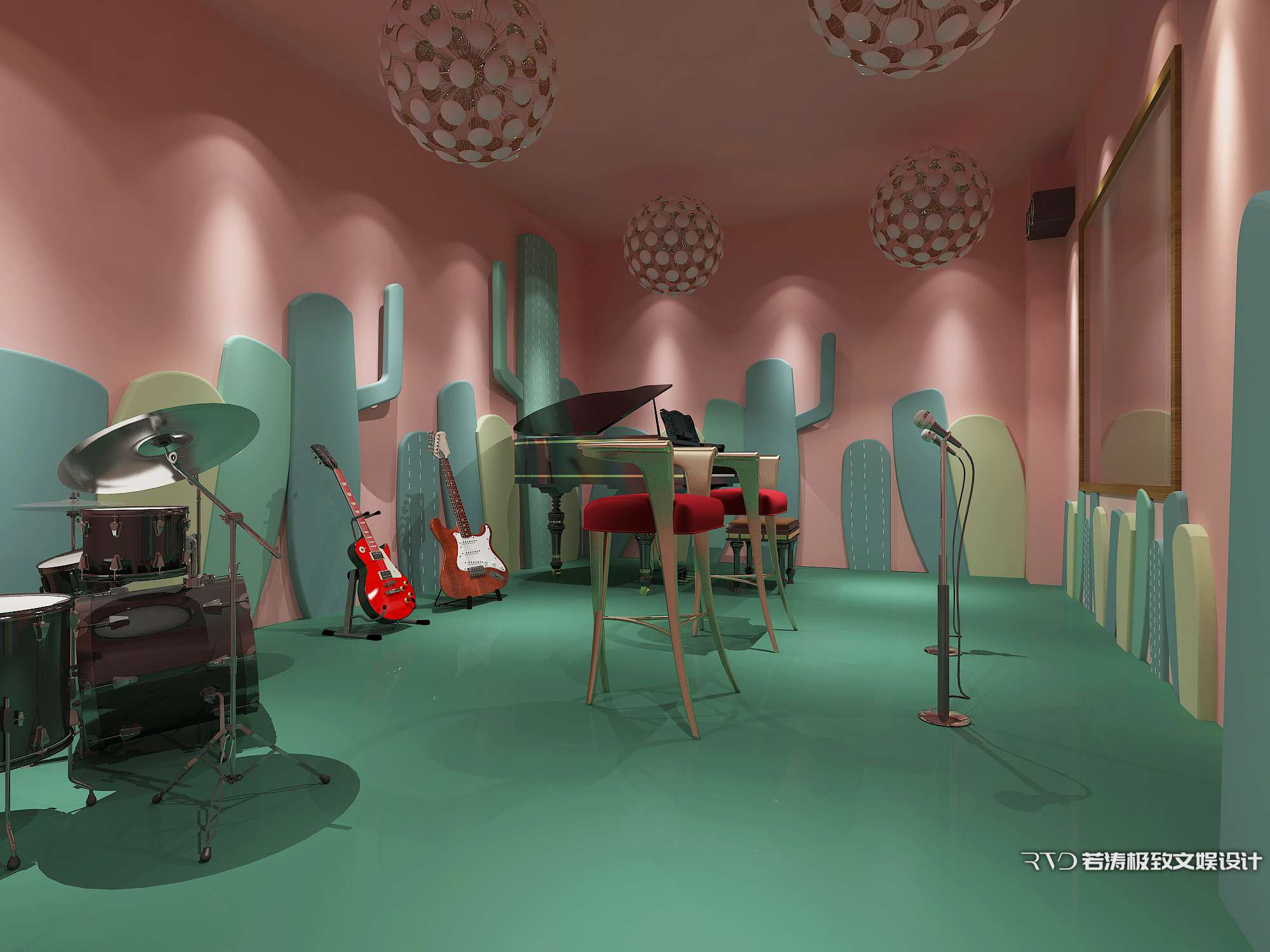 极致文娱丨成都星梦音乐体验馆设计